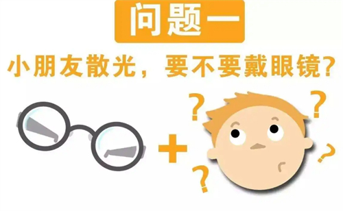 儿童散光要不要戴眼镜图片