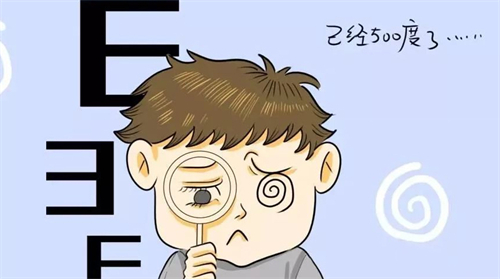 儿童近视度数容易增长